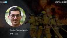 Emilio Goldenhersch at MKThink_Firefighters battle a blaze Photo by  shaunl/E+/Getty Images