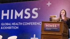 Dr. Tabitha Offut-Powell, vice president, Public Health Data Modernization and Informatics, speaks at HIMSS25 in Las Vegas Monday.