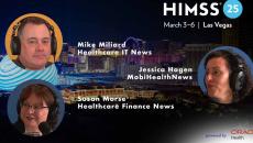 Mike Miliard, Susan Morse, Jessica Hagen HIMSS25 Day 3_Las Vegas skyline Photo by halbergman/E+/Getty Images
