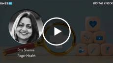 Rita Sharma, Pager Health_Magnifying glass with healthcare icon blocks Photo by Boy Wirat/iStock/Getty Images Plus Rita Sharma, Pager Health_Magnifying glass with healthcare icon blocks Photo by Boy Wirat/iStock/Getty Images Plus